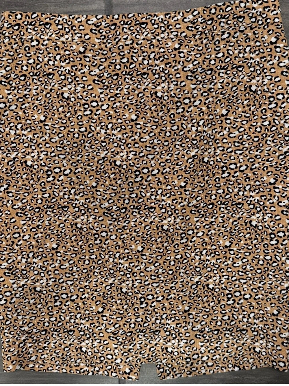 J. Crew Leopard-Print Pencil Skirt in Brown and Black Classic Workwear
